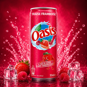 Oasis Strawberry Raspberry 330ml