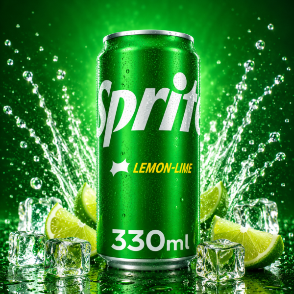 Crisp and refreshing lemon-lime sparkling soft drink.