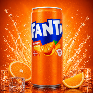 Fanta Orange is a bright and fruity sparkling soft drink with a refreshing orange flavour. Serve chilled.